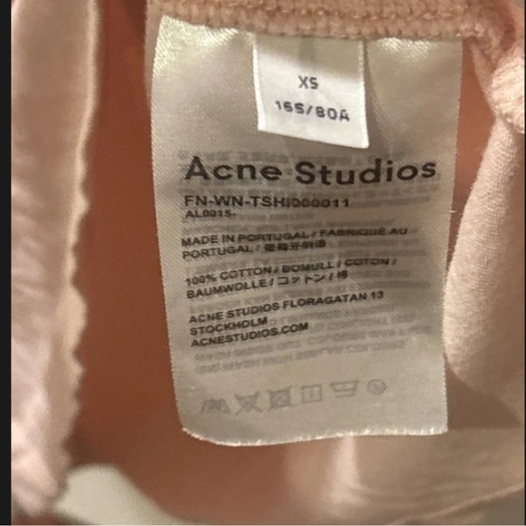 Acne Studios Wanda T-Shirt Size XS - Picture 7 of 7